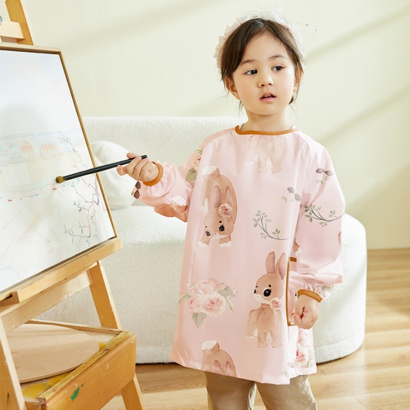 Kitchen Appliances Toys - Children Waterproof Art Cover Shirt Long