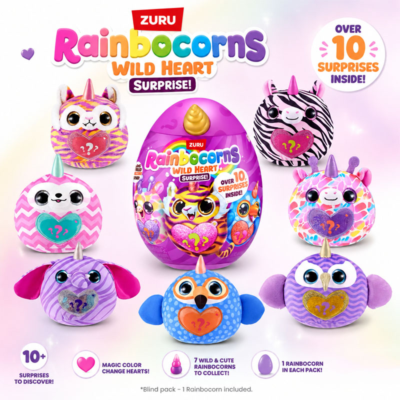 Kitchen Appliances Toys - ZURU Rainocorns Wild Heart Surprise Rainbow