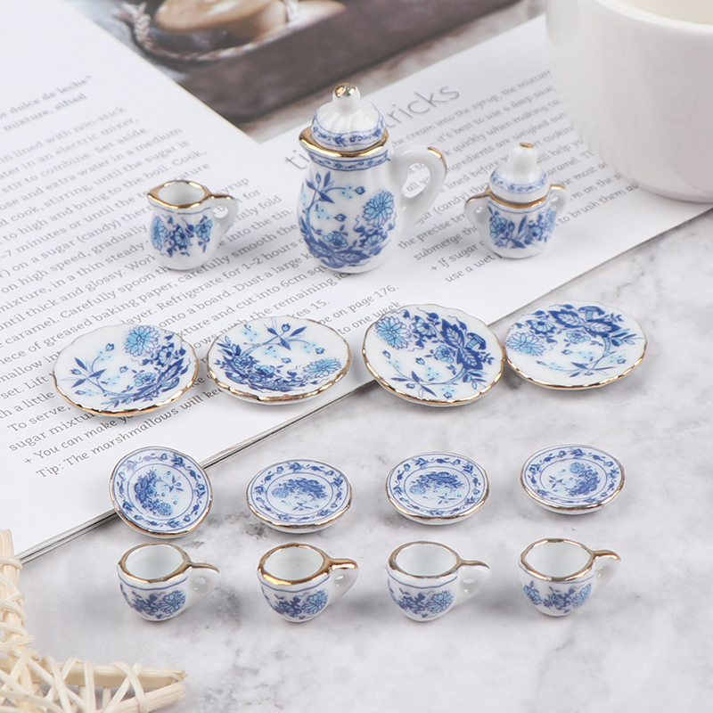 15Pcs 1:12 Miniature Porcelain - đánh giá và giá Kitchen Appliances Toys