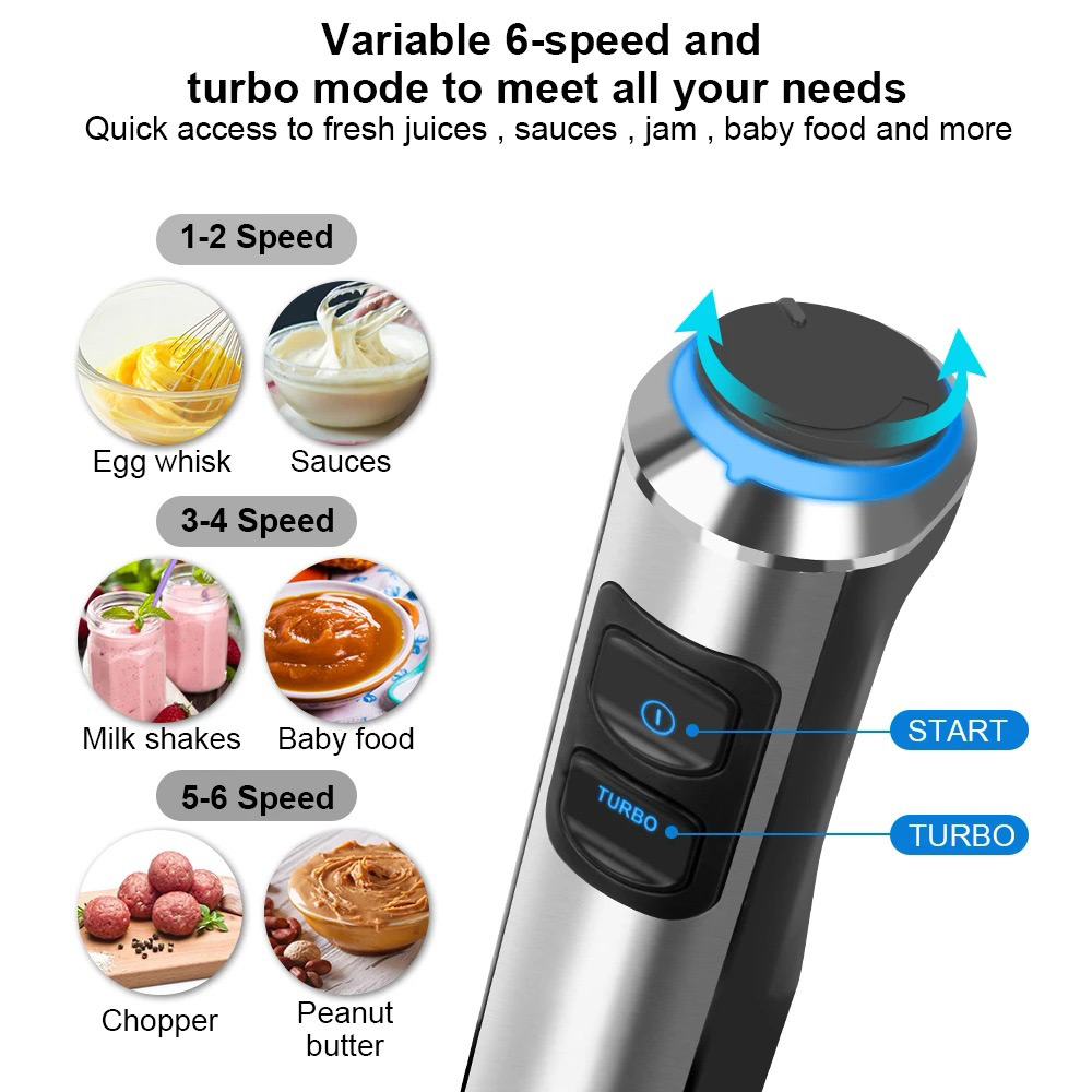 4 in 1 High Power Hand Stick B - đánh giá và giá Blender High Power
