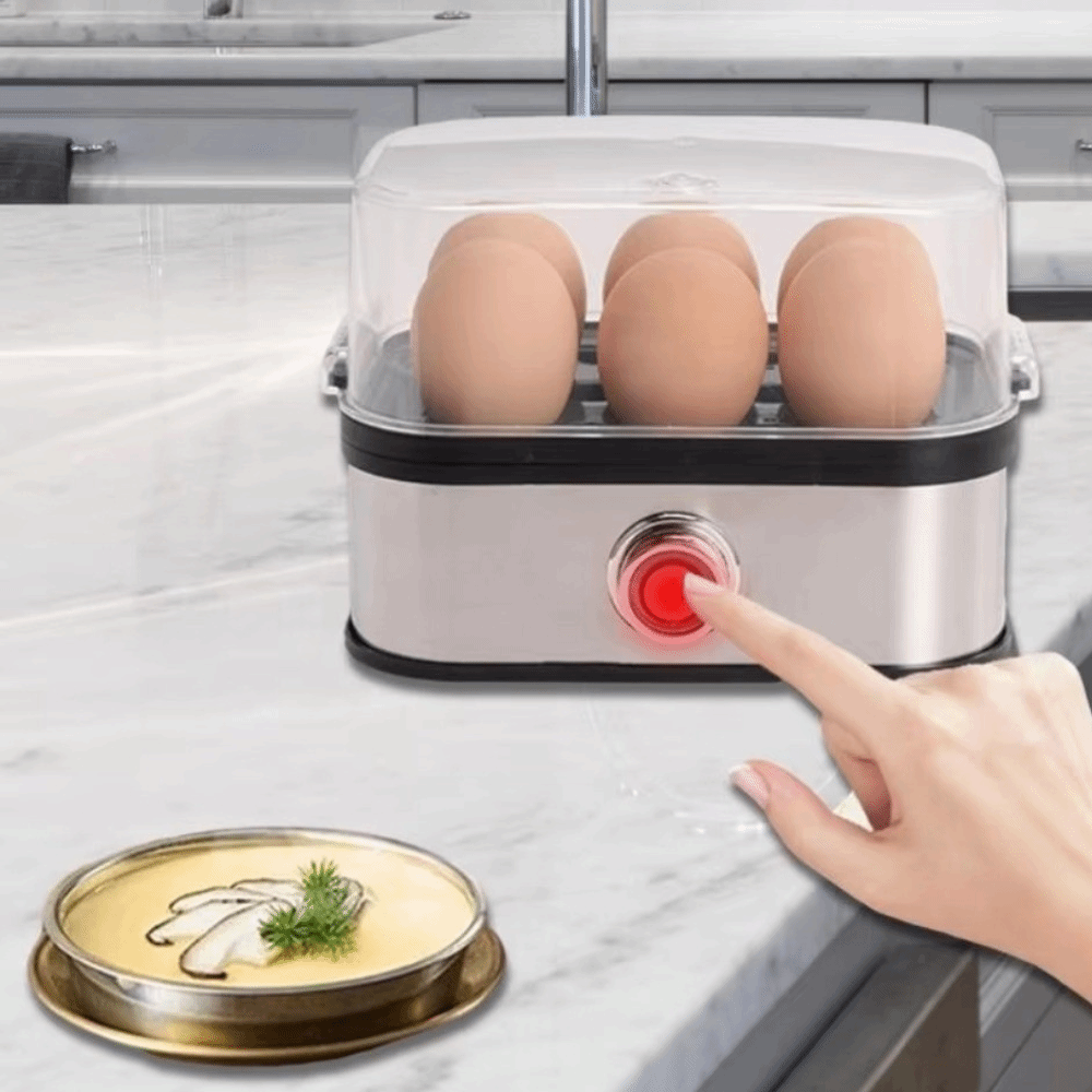 200W Power Eggs Boiler 6 Eggs  - đánh giá và giá Egg Cooker Rapid