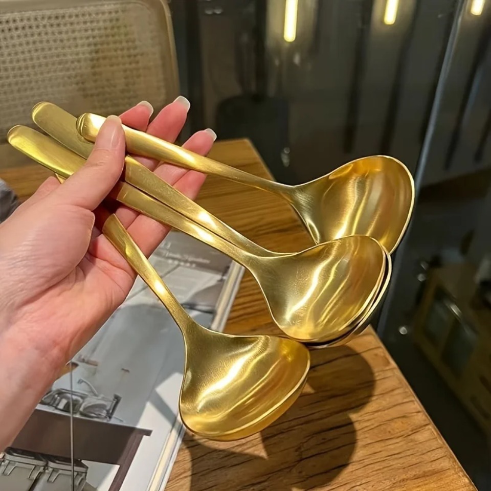 2pcs Golden Stainless Steel La - đánh giá và giá Kitchen Appliances Large
