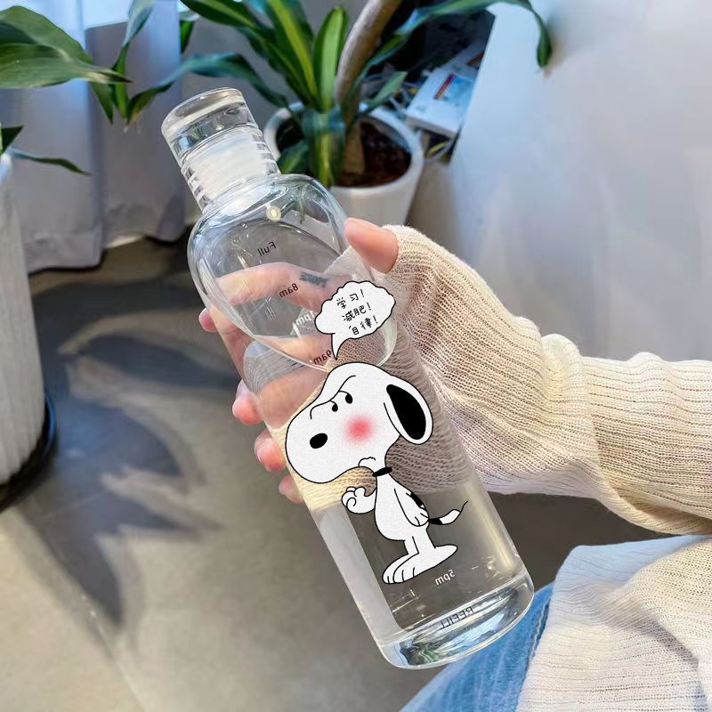 Snoopy Transparent Plastic Cup - đánh giá và giá Kitchen Appliances Large