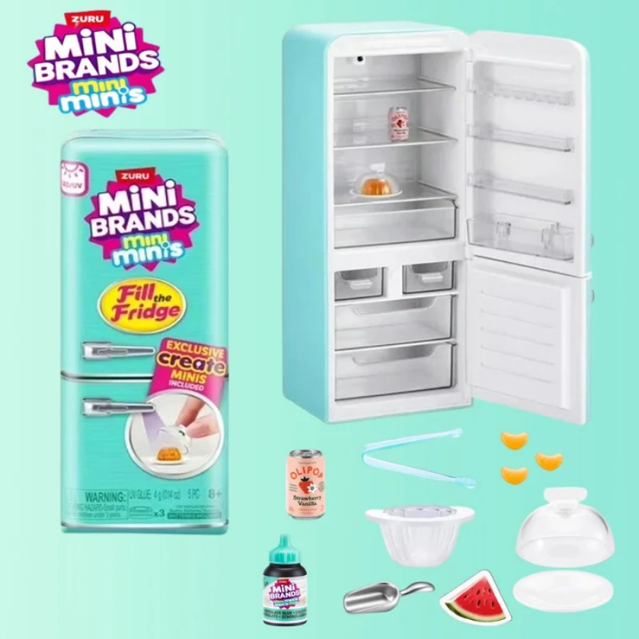 ZURU 5 Surprise Mini Fridge Ba - đánh giá và giá Kitchen Appliances Toys