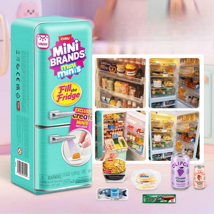 ZURU 5 Surprise Mini Fridge Ba - đánh giá và giá Kitchen Appliances Toys